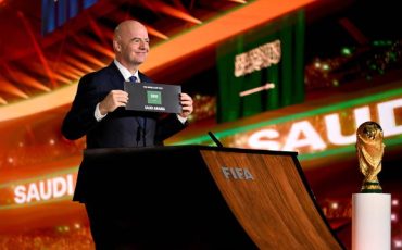 ZURICH, SWITZERLAND - DECEMBER 11: FIFA President Gianni Infantino announces Saudi Arabia as the host of the FIFA World Cup 2034 during the Extraordinary FIFA Congress 2024 at the Home of FIFA on December 11, 2024 in Zurich, Switzerland. (Photo by Harold Cunningham - FIFA/FIFA via Getty Images)